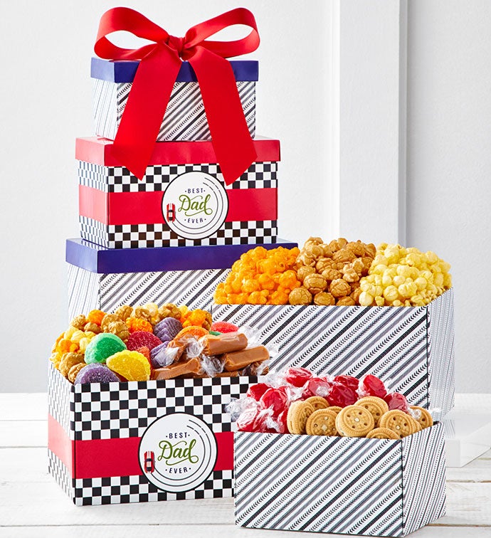 Best Dad Ever 3-Box Gift Tower